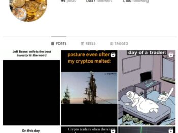 1K Cryptocurrency Trading Instagram Account for sale