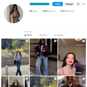 1K Fashion Dresses Instagram Account for sale