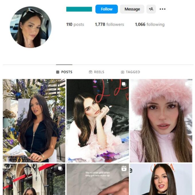 1K Influencer Lifestyle Instagram Account for sale