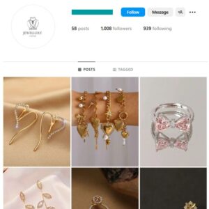 1K Jewelry Gemstones Instagram Account for sale