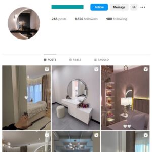 1K Luxury Home Interior Instagram Account for sale
