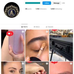 1K Makeup Cosmetics Instagram Account for sale