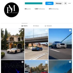 1K Millionaire Lifestyle Instagram Account for sale