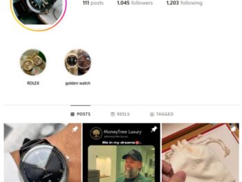 1K Premium Watches Instagram Account for sale