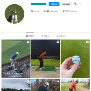 1K Sports Golf Instagram Account for sale