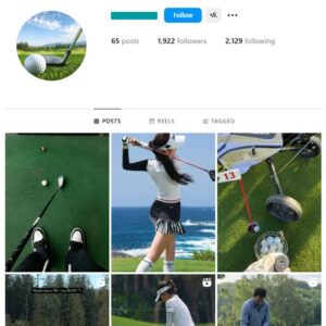 1K Sports Golf Instagram Account for sale