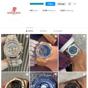 23K Audemars Piguet Instagram Account for sale