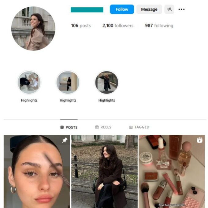 2K Fashion Model Instagram Account for sale
