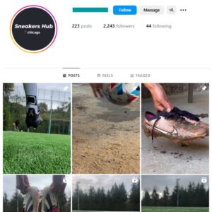 2K Football Shoes Instagram Account for sale