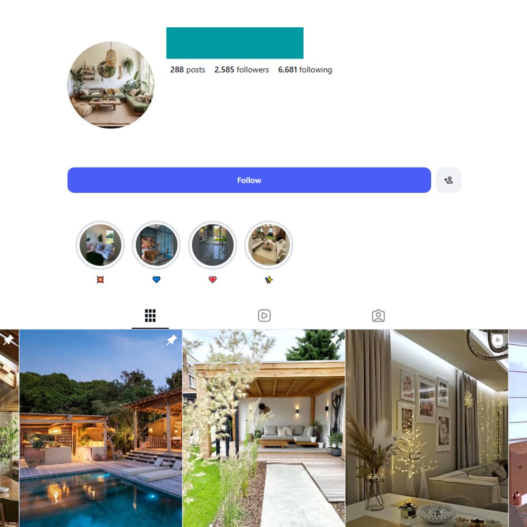 2K Interior Luxury Home Instagram Account for Sale 2K Interior Luxury Home Instagram Account for Sale