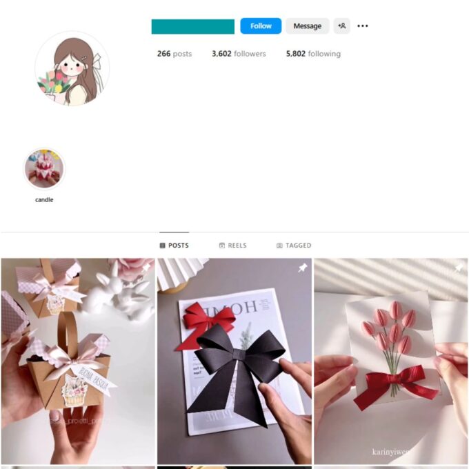 3K Crafts DIY Instagram Account for Sale