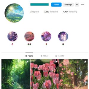 3K Nature Landscapes Instagram Account for sale