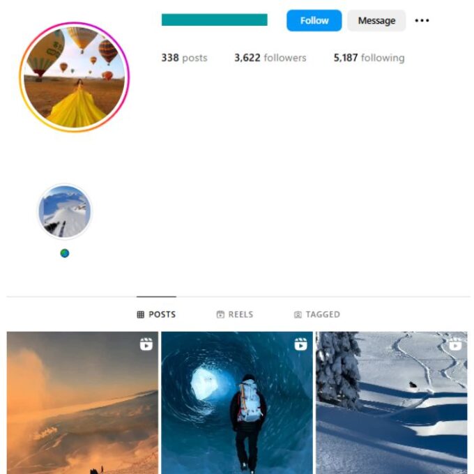 3K Skiing Sports Instagram Account for sale