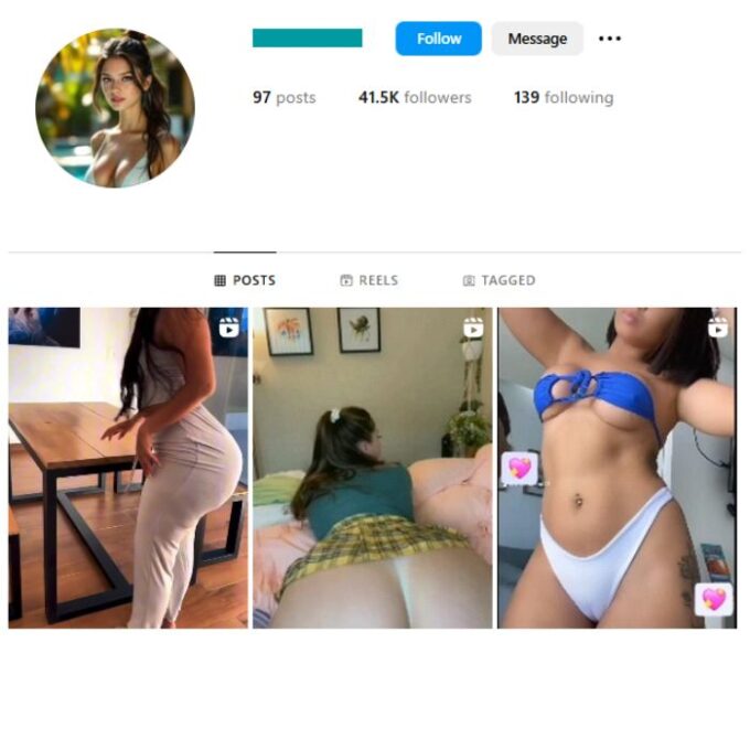 40K Adult Models Instagram Account for sale