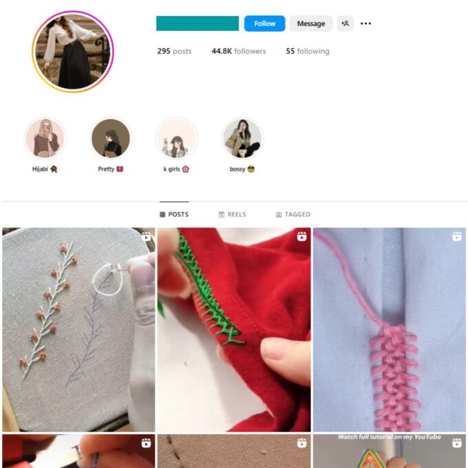 40K DIY Knitting Instagram Account for Sale