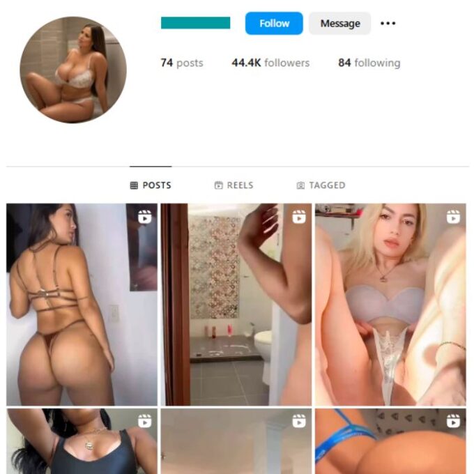 44K Adult Models Instagram Account for sale