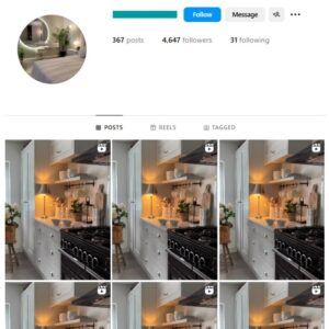 4K Interior Home Decor Instagram Account for sale