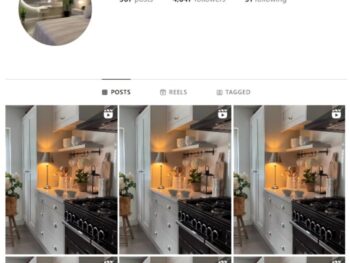 4K Interior Home Decor Instagram Account for sale