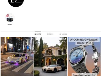 5K Millionaire Lifestyle Instagram Account for Sale