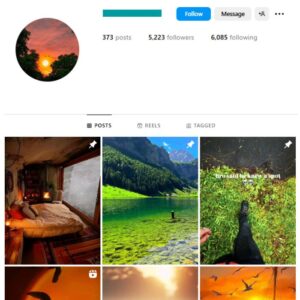 5K Nature Photography Instagram Account for sale