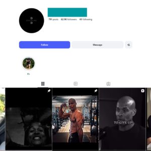 60K Motivation Discipline Instagram Account for Sale