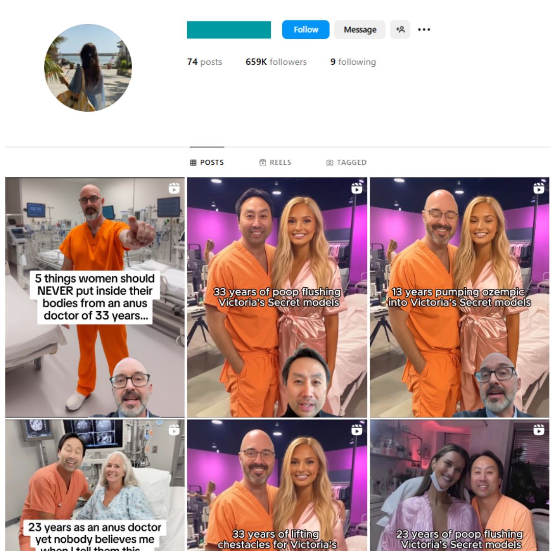 650K Health Tips Instagram Account for Sale