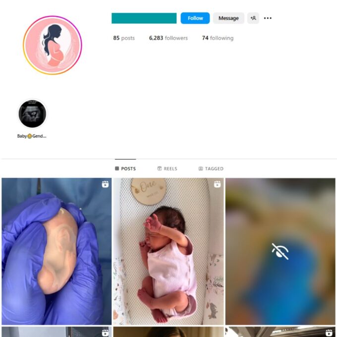 6K Babies Pregnancy Instagram Account for Sale