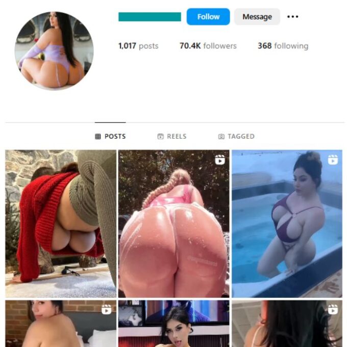 70K Babes Models Instagram Account for sale