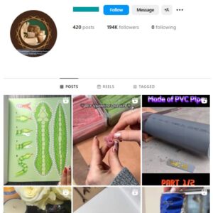 190K Creative DIY Instagram Account for sale