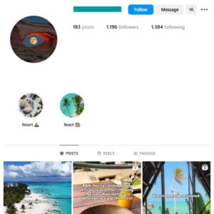 4K Travel Explore Instagram Account for sale