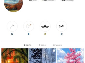 1K Travel Nature Instagram Account for sale