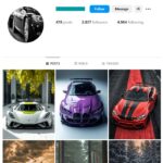 2K Luxury Cars Instagram Account for sale