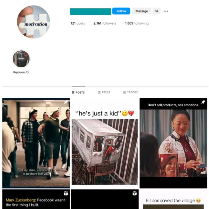 2K Success Motivation Instagram Account for Sale (1)