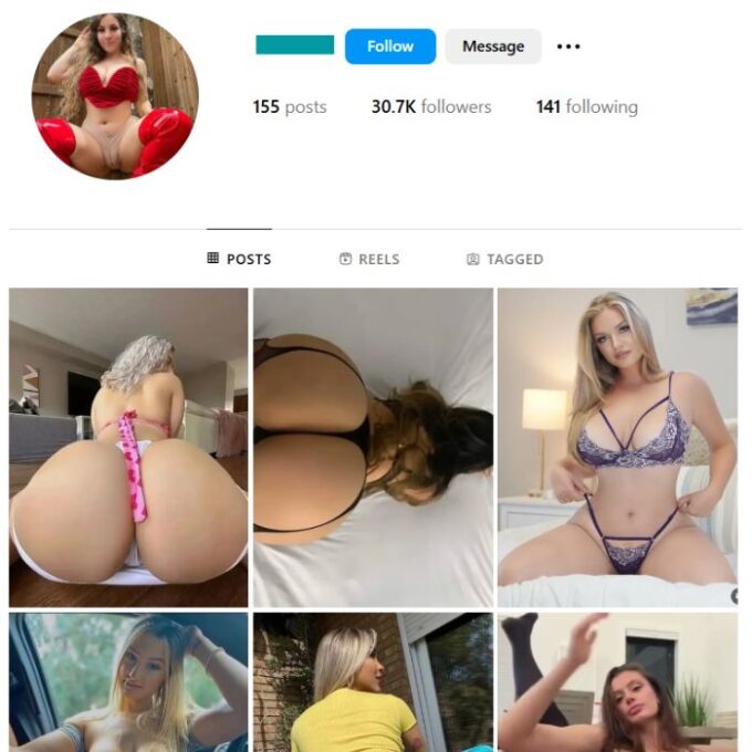 30K Girls Models Instagram Account for sale