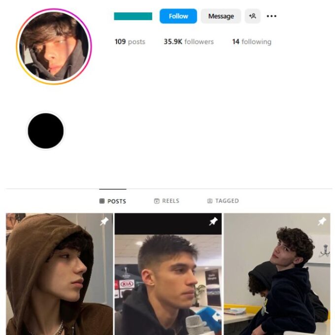 35K Male Model Instagram Account for sale
