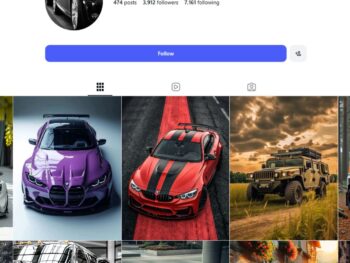 3K Luxury Cars Instagram Account for Sale
