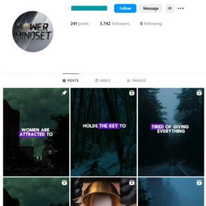 3K Philosophy Quotes Instagram Account for sale