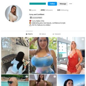 490K Babes Models Instagram Account for sale