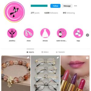 4K Fashion Makeup Instagram Account for sale