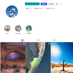 4K Travel Explore Instagram Account for Sale