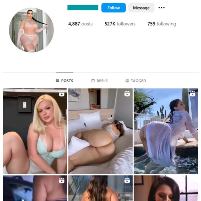 520K Girls Babes Instagram Account for sale