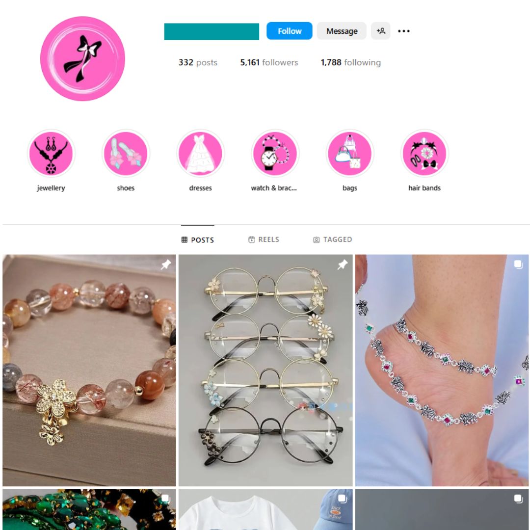 5K Fashion Makeup Instagram Account for Sale