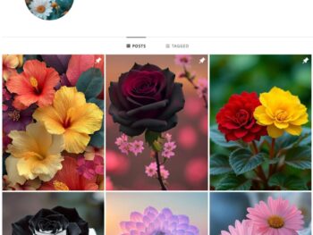 5K Flowers Nature Instagram Account for Sale
