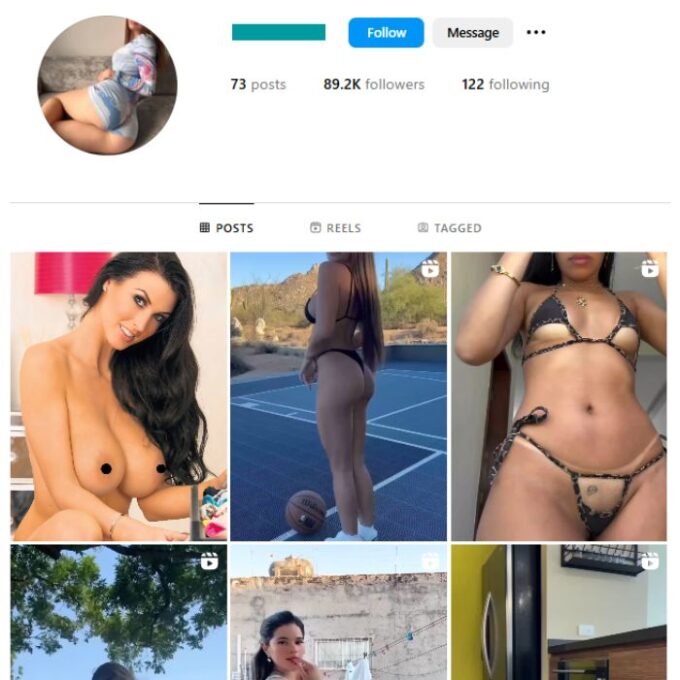 89K Girls Babes Instagram Account for sale