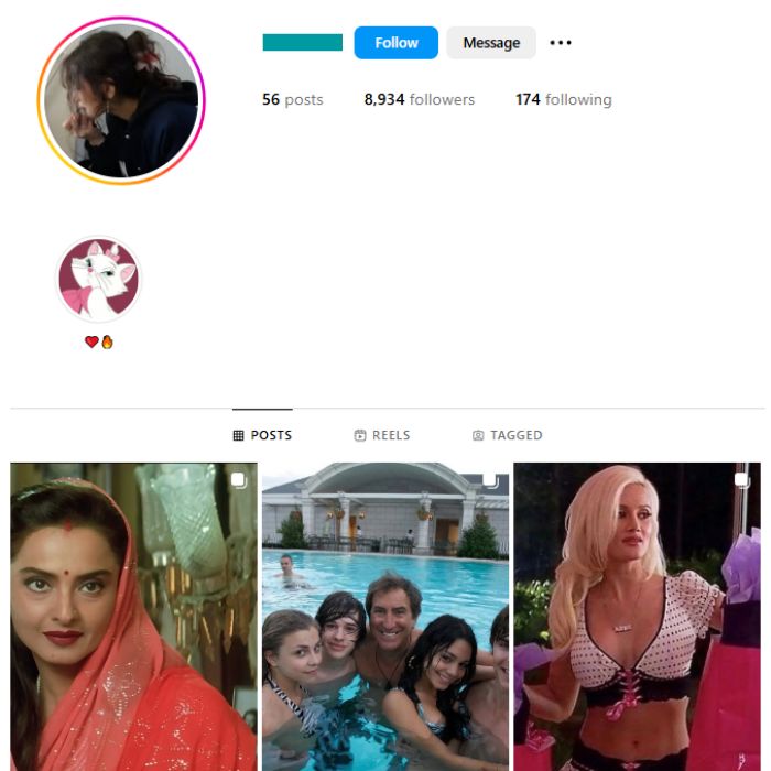 8K Female Celebs Instagram Account for sale