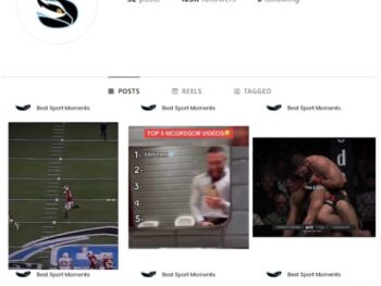 100K Sports Highlights Instagram Account for sale