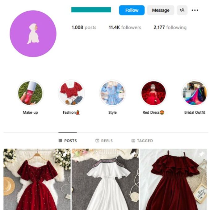11K Fashion Outfits Instagram Account for sale