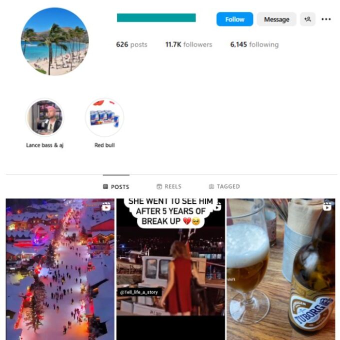 11K Travel Explore Instagram Account for sale