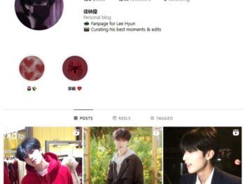 120K Lee Hyun Celebrity Fan Instagram Account for sale