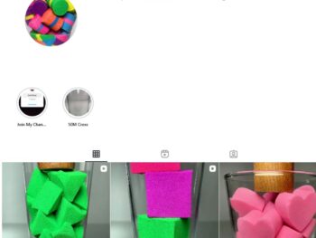 120K Sand Satisfying ASMR Instagram Account for Sale